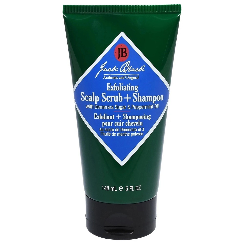 Jack Black Exfoliating Scalp Scrub + Shampoo 5 Oz